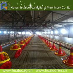 Pan Feeding System for Broiler Flooring House