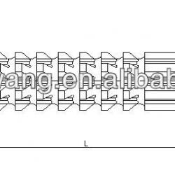 Parallel Side Spline Push Broach