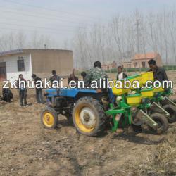 patented 3-row corn seeder