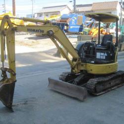 PC 30 MR - 2 Used Komatsu Mini Excavator Sales / Maximum Digging Height : 4950 , Depth : 2910 , Radius : 5150 mm