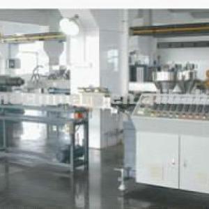 PE/PP straw pipe extruder line