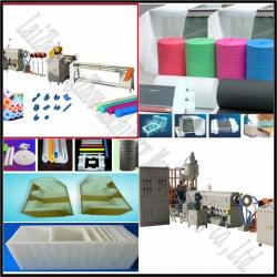 pengzhou sell at new epe foam tube/rod extrusion line