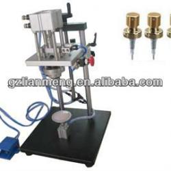 Perfume pump capping machine