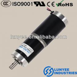 Permanent magnet brush electric DC gear motor