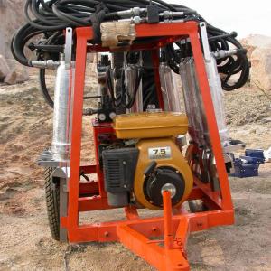 Petro Motor Powerpack Hydraulic Rock Splitter, Stone Separater