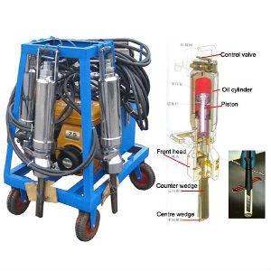 Petrol Engine Hydraulic Rock Splitter, Stone Bursting Separater