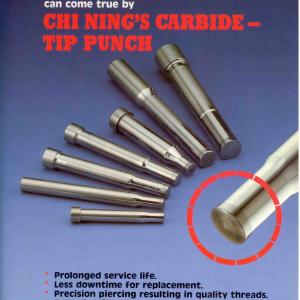 Piercing Punching with Carbide Tip 119C