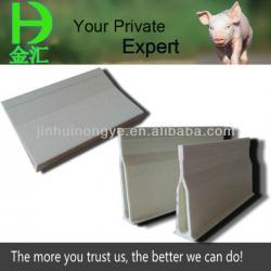 pig house slat glass beams