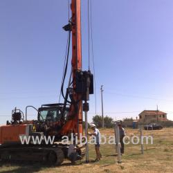 Pile Driving rig TES CAR - CF6 for Solar Panels