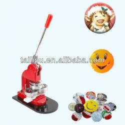 Pin button press badge machine