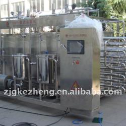 Pipe type UHT sterilizer for juice/ milk/ juice with pulp/pudding/jam