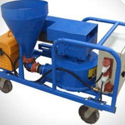 Plaster rendering machine