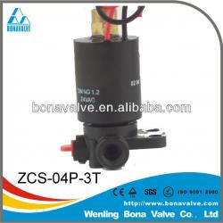 Plastic 3 Way Solenoid Valve for filter (ZCS-04P-3T)