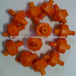 plastic adjsuatble thread ball full cone spray nozzle