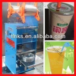 plastic cup sealing machine/plastic cup heat sealing machine/cup sealing machine