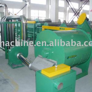 Plastic drying dewatering machine