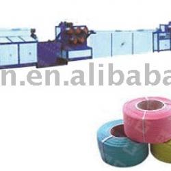 Plastic packing belt machine