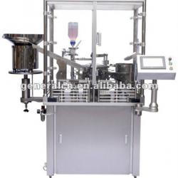 plastic syringes filling and closing machine