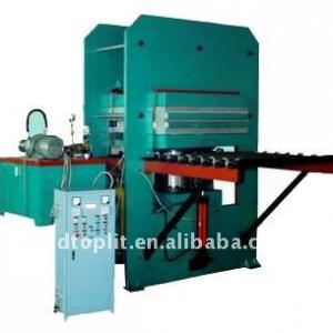 plate vulcanizer with forced opening moulds & automatic push and draw moulds