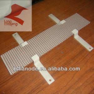 Platinum coated titanium mesh electrodes