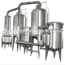 PLC double-effect heat pump water alcohol concentrator