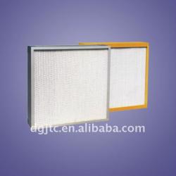 Pleated hooded hepa filter