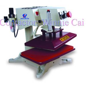 pocket log heat transfer press machine