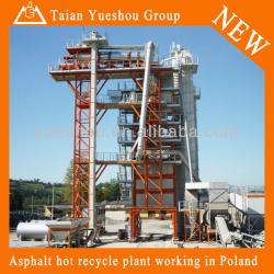 Poland worksite of asphalt Hot Recycle Plant