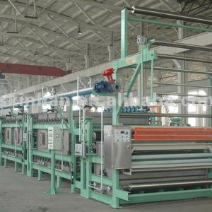 Polyester fibers woven fabric weight reduction mchine