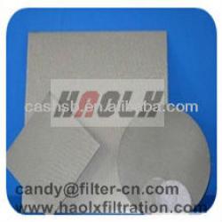 Porous sintered stainless steel wire mesh filter discs