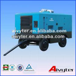 Portable Cummins Diesel Engine Screw Air Compressor for Mining