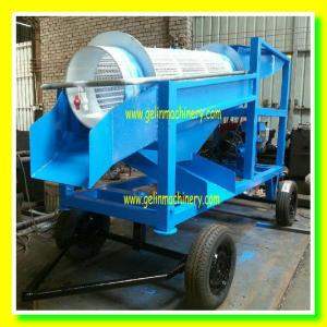 Portable gold washing trommel