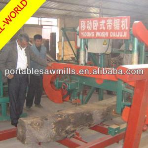 portable horizontal band timber cutting saw mill (diesel/electrical)