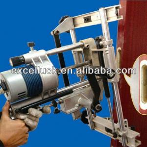 Portable wood door lock mortising machine