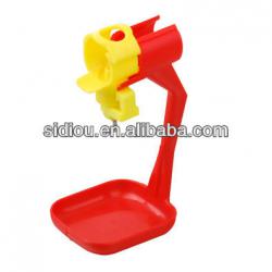 POULTRY NIPPLE DRIP CATCHING CUP ATTACHES TO 3/4" PVC PIPE CHICKEN COOP DRINKER with bowl