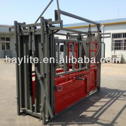 powder coated or galvanized cattle chute cattle crush