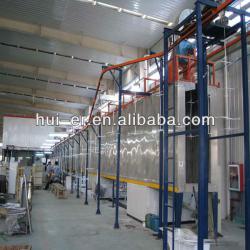 Powder coating line