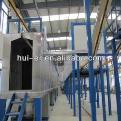 Powder coating line