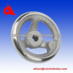 Precision casting stainless steel lathe handwheel