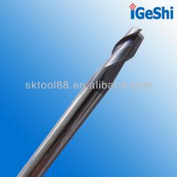 Precision china 2 flute tungsten carbide flat bottom end mill