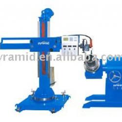 Precision type welding manipulator and double chuck welding positioner