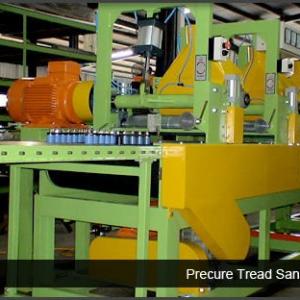 Precure Tread Liner Sanding Machine