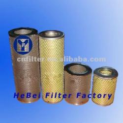 Press oil filter cartridge machine filter