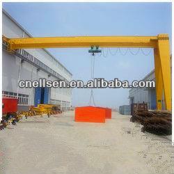 professional 5ton MHB model semi gantry crane design