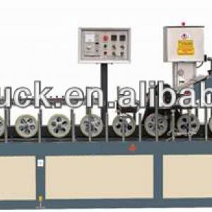 Profile wrapping machine for veneer