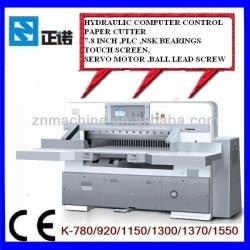 Programmed Paper Guillotine Cutting Machine/Cutter