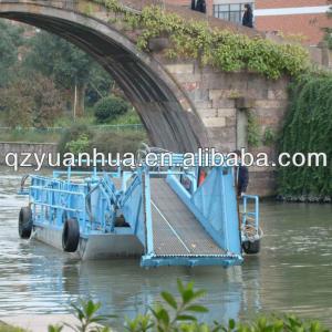 protecting river machine full automatic hydraulic driven water mower vessel