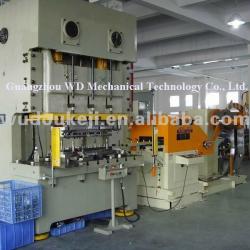 Punch press use with feeding machine system