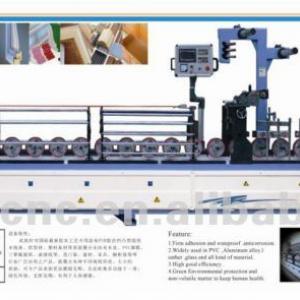 PUR Hot melt Profile wrapping machine /pur laminating machine