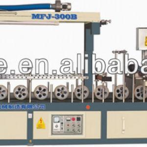 PVC and veneer profile wrapping machine coating machine MFJ-300B